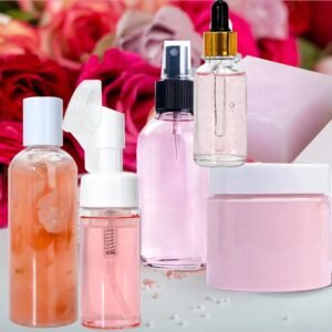 Rose skincare products